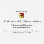 Ordinanza n.64 Regione Siciliana: Obbligo Negozi e Pubblici Esercizi comunicazione all`ASP numero massimo clienti ospitabili