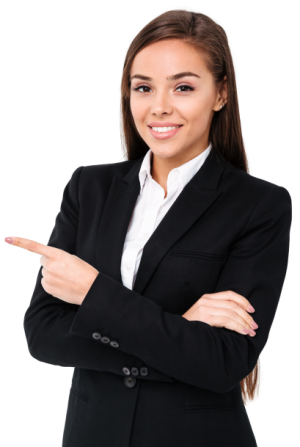 business woman spin